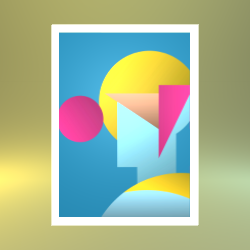 Cubist Contemplation - A4 preview