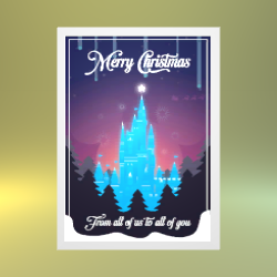 Enchanted Holiday Castle - A4 preview