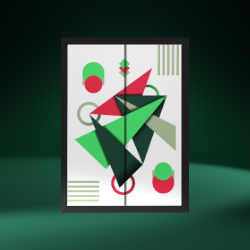Abstract Interplay - A4 preview