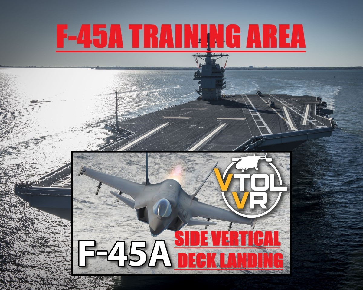 F-45A Vertical Deck Landing Practice