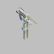 Automatic magazine fed gun (with 2 mags)