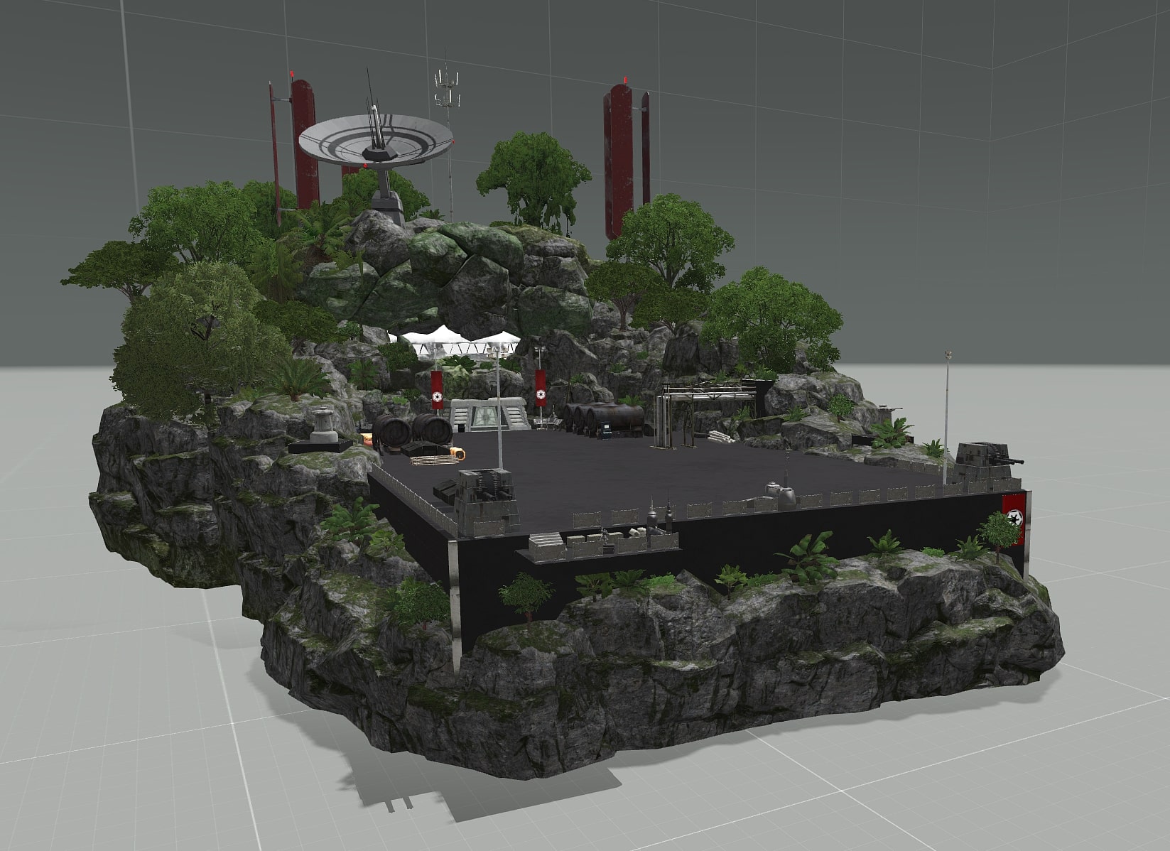 Jungle Imperial Mountain Base