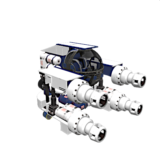 seamoth with all 4 modules on torpedo launcher
