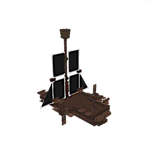pirate ship (with cannons)