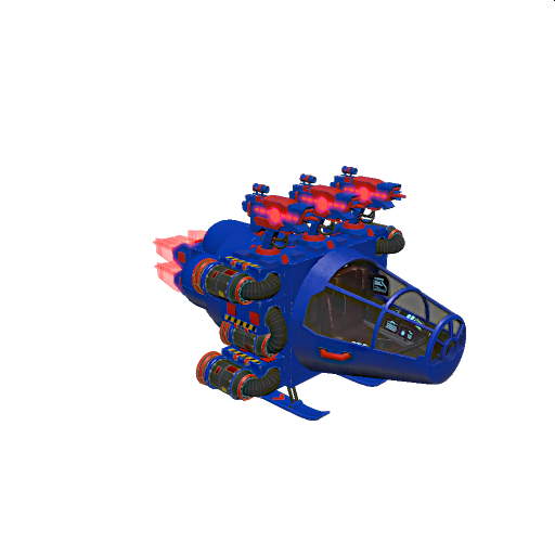 space ship with wepons