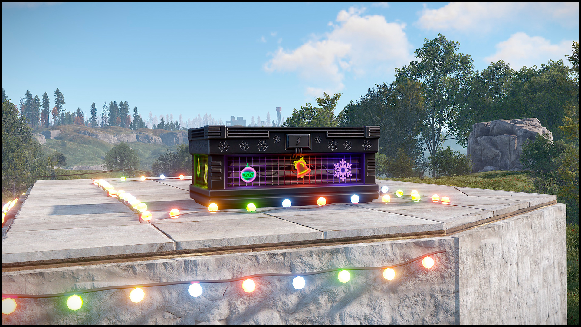 Neon Snowflake Large Box
