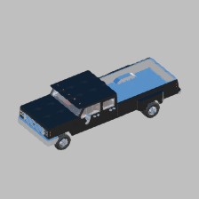 1990 Ford F-350 Dually (Black)