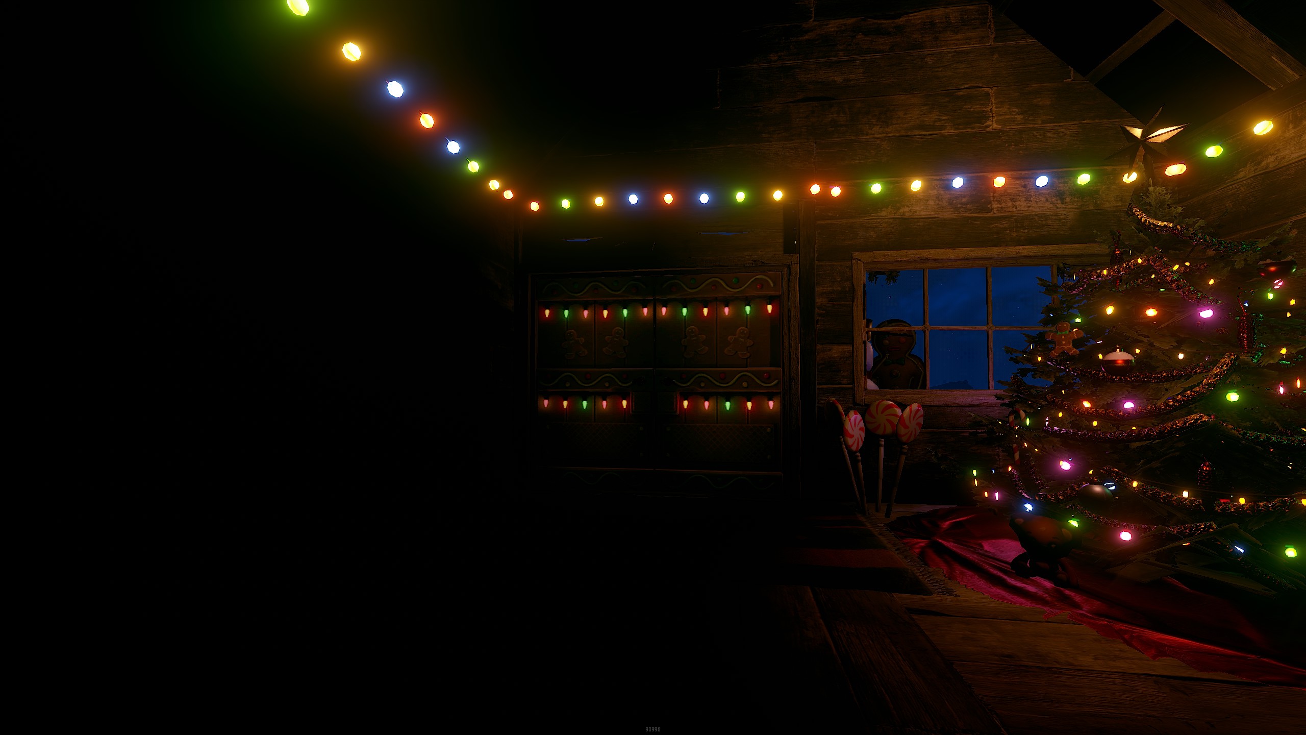 Gingerbread Double Wooden Door