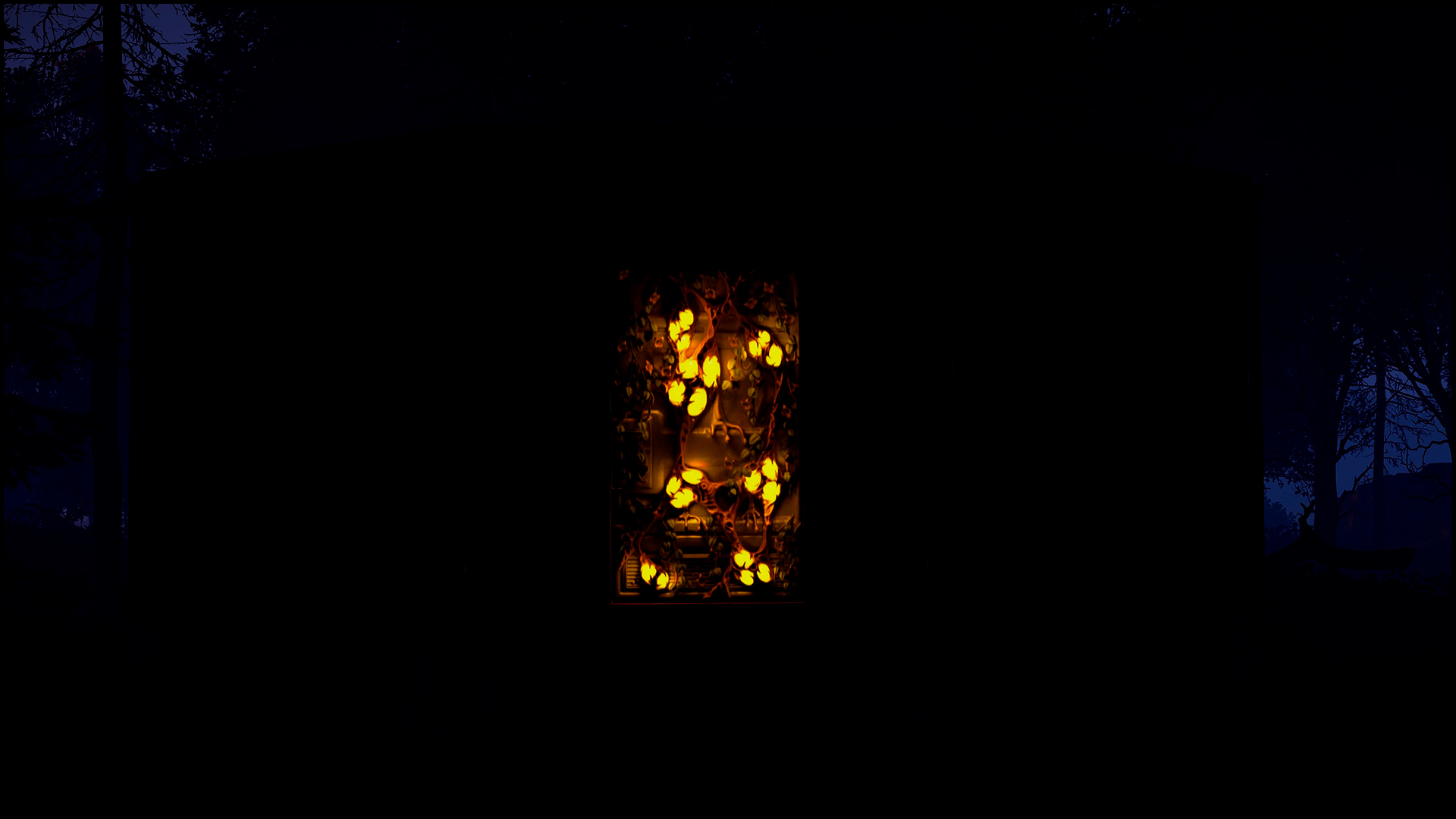 Plague Metal Door