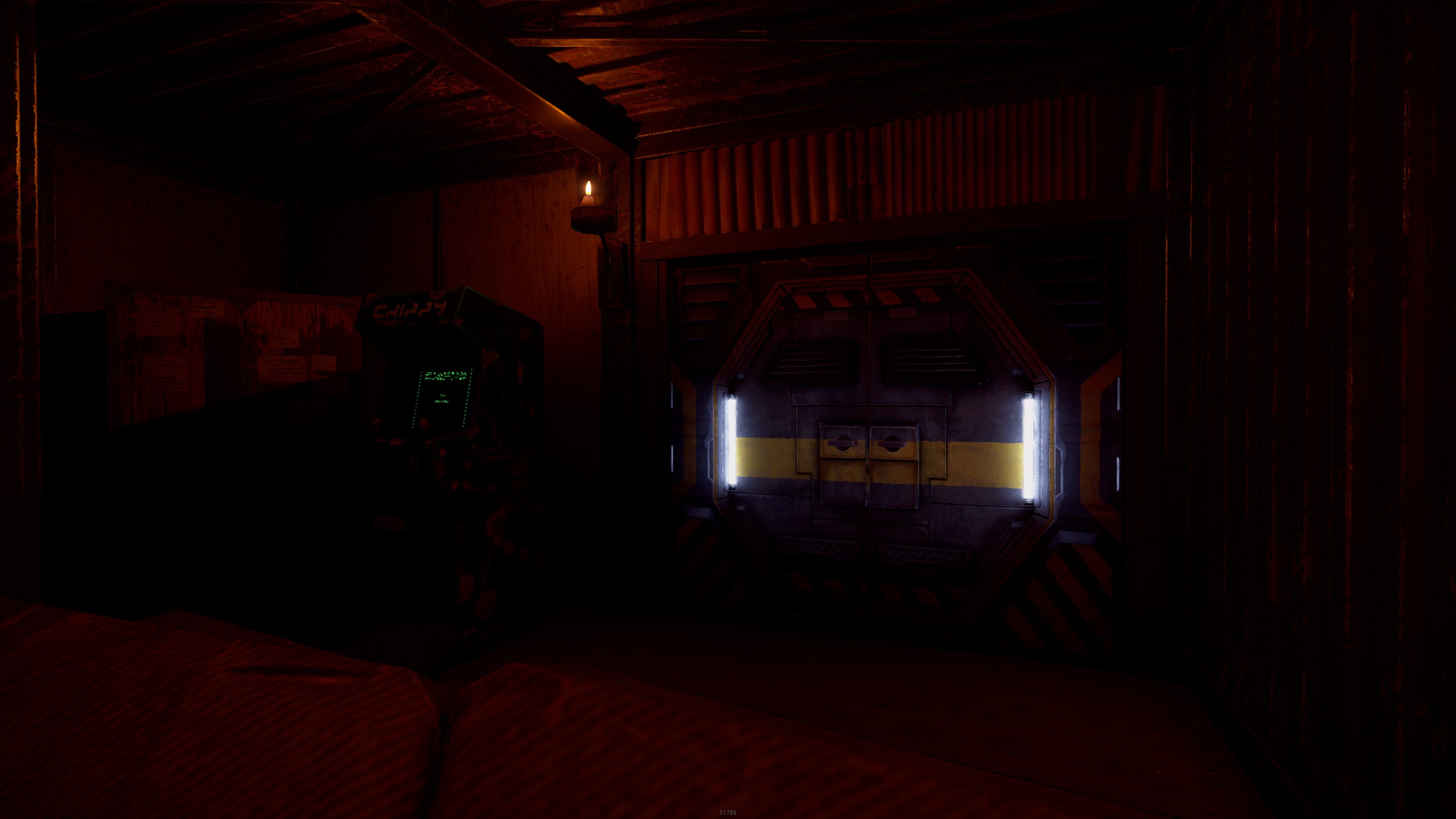 Space Airlock Double Door