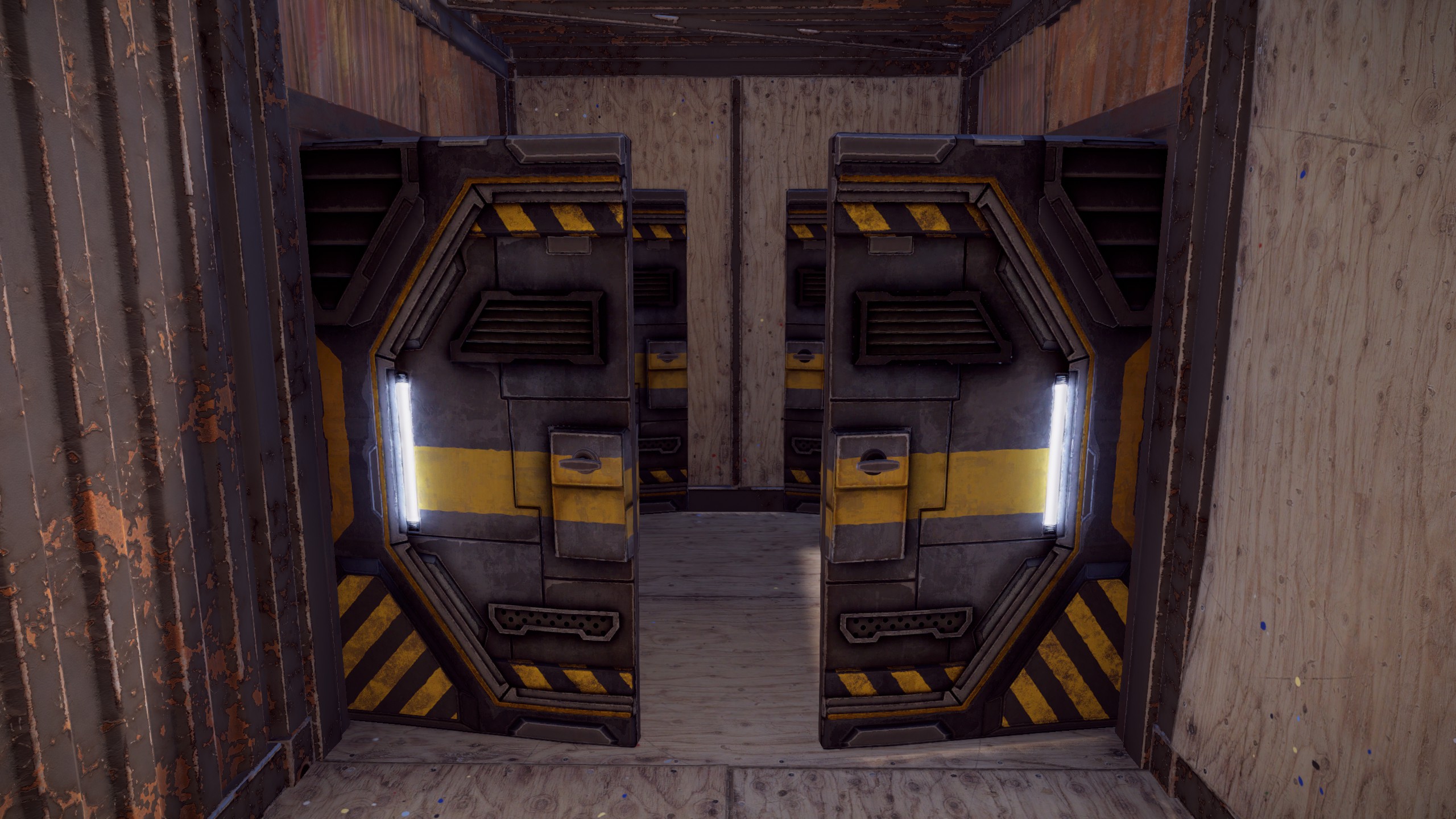 Space Airlock Double Door