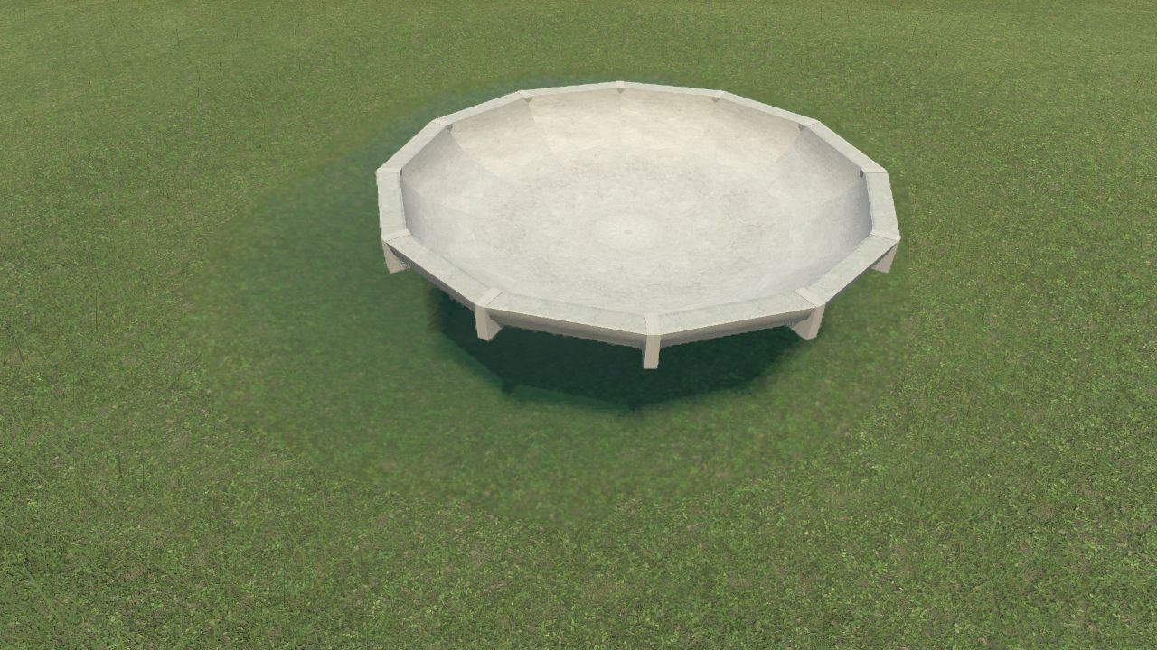 shallow animal pond