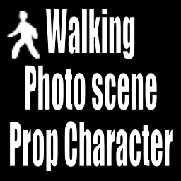 Walking Photo Scene Character