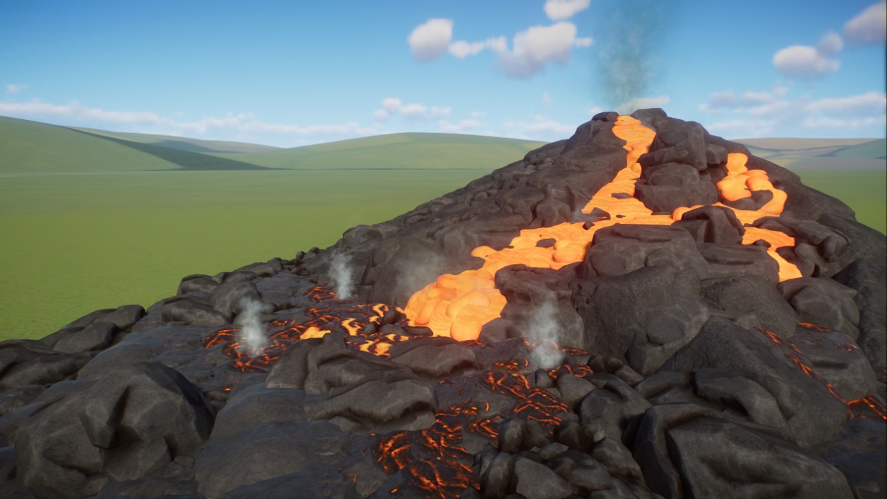 Erupting Volcano