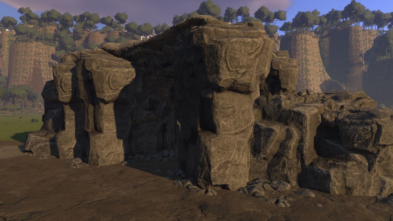 rock entrance