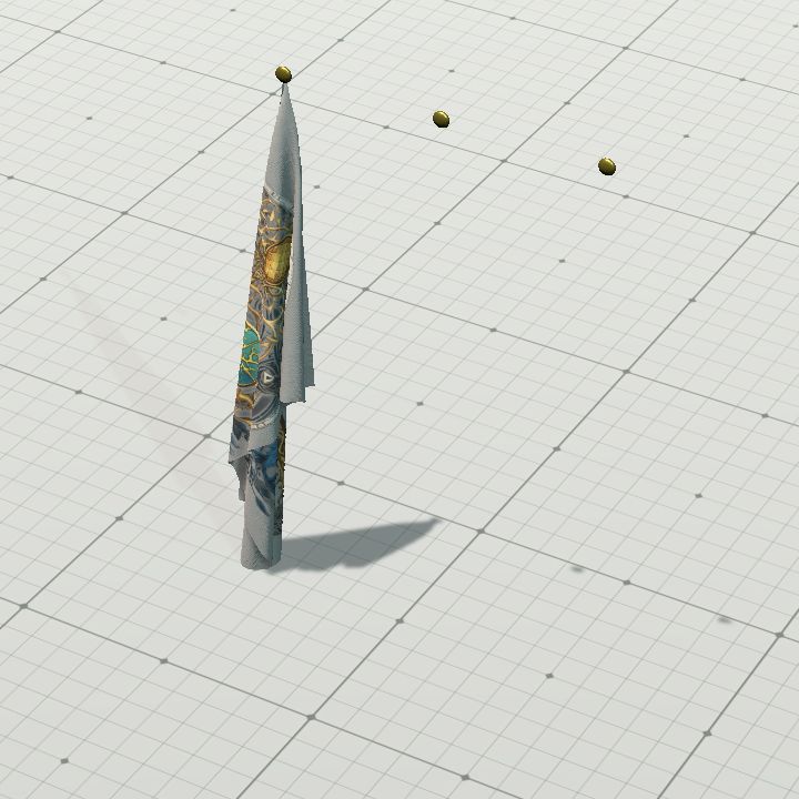 Flag1 - Hanging, Broken