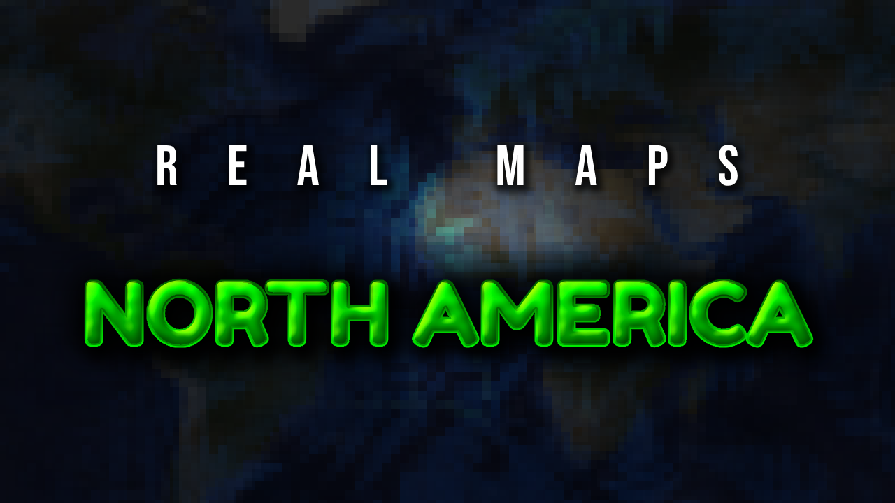 Real Maps - North America
