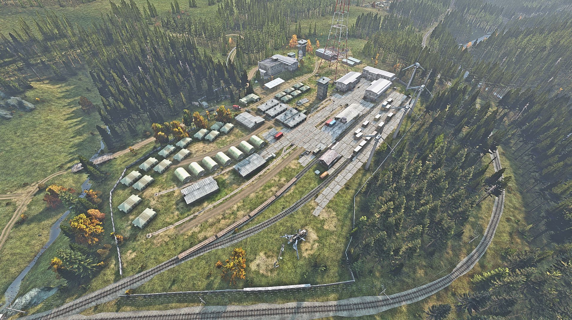 Lesopilka in military base style