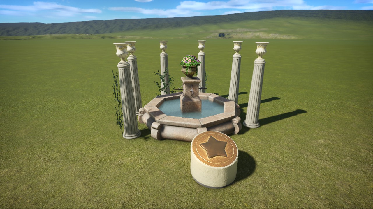 Fountain preview