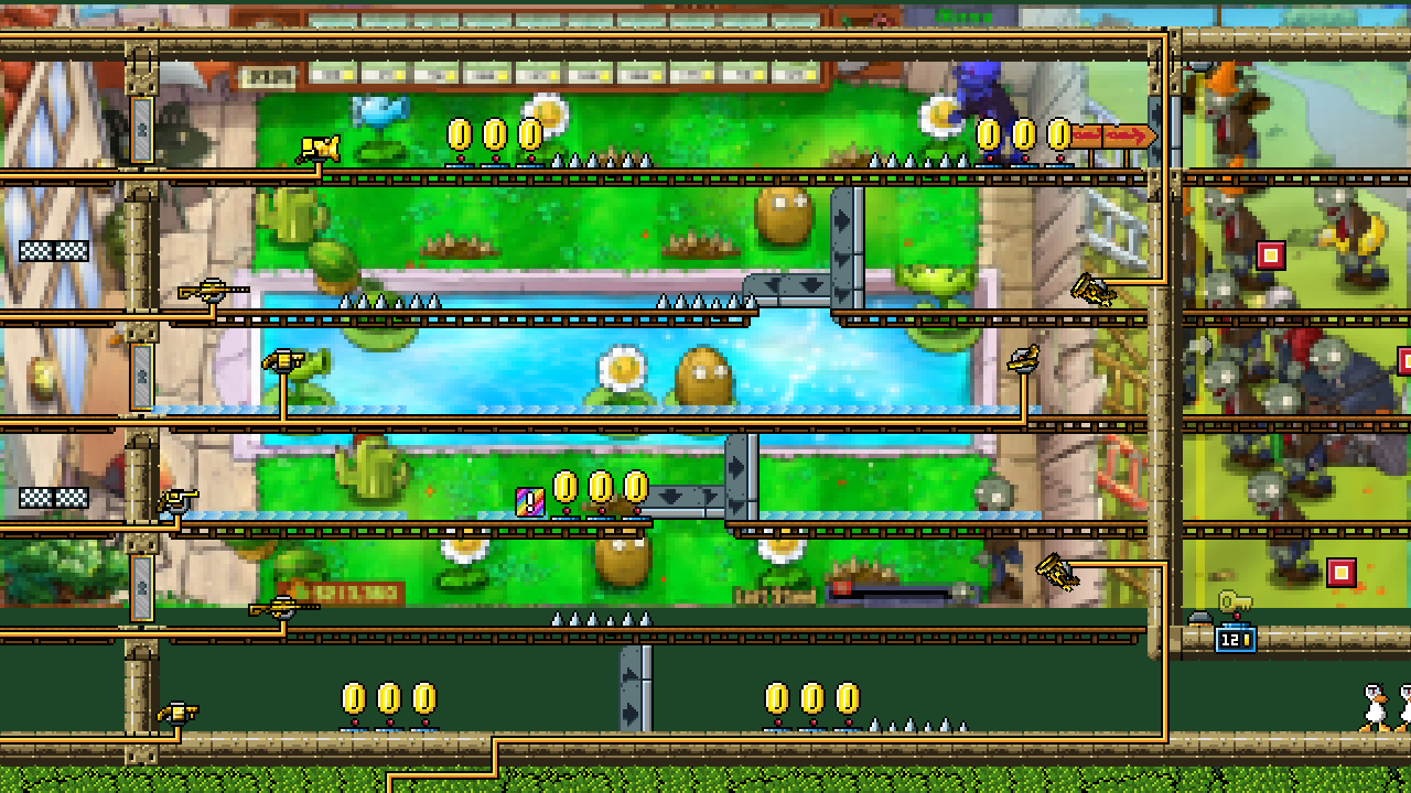 Plants vs Zombies level