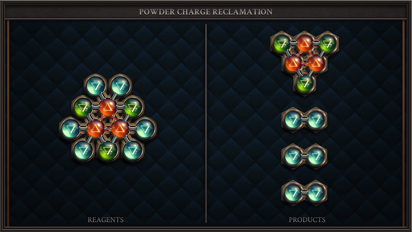 POWDER CHARGE RECLAMATION