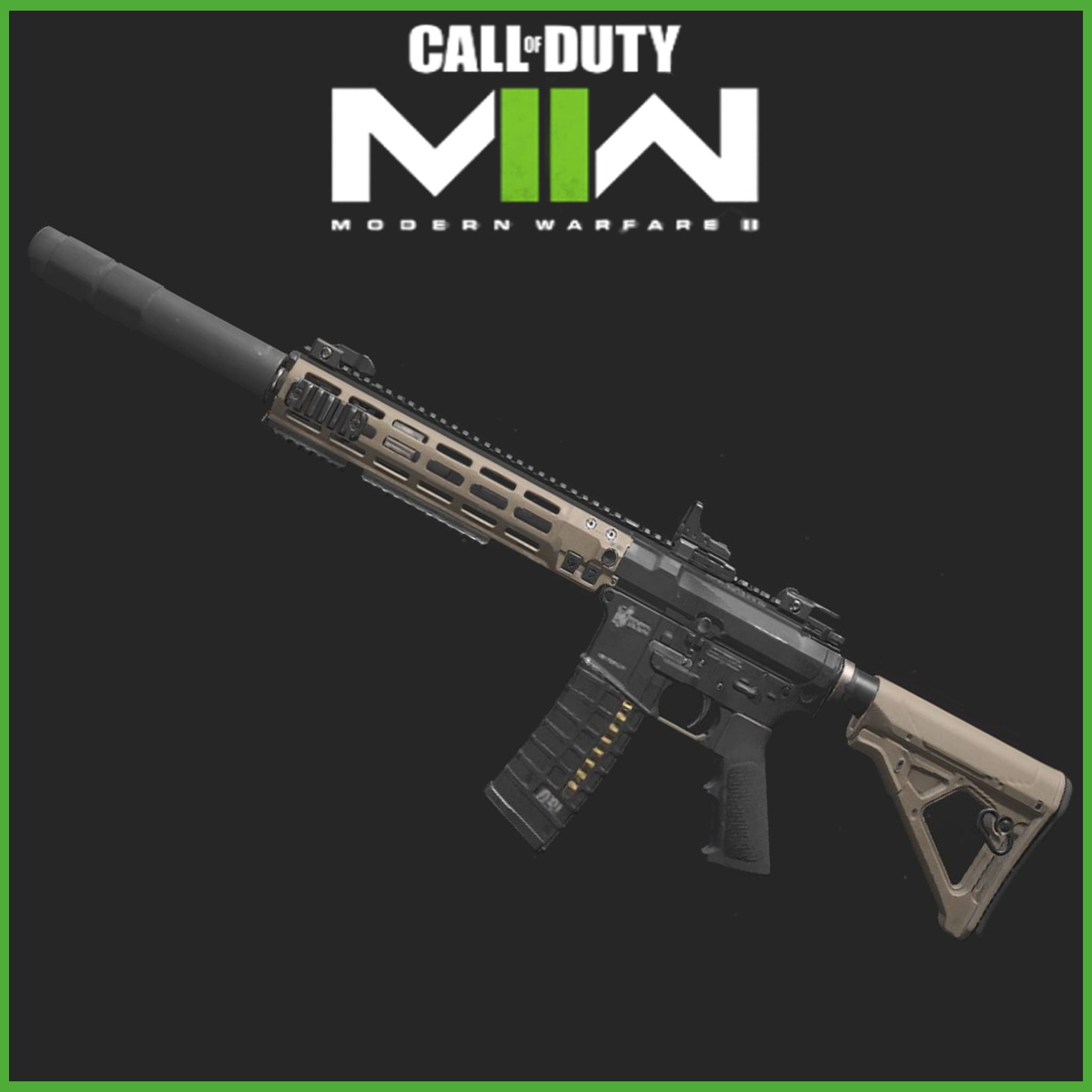 COD MW22 "GOAT" M4 - Tan Build 01 (M16)
