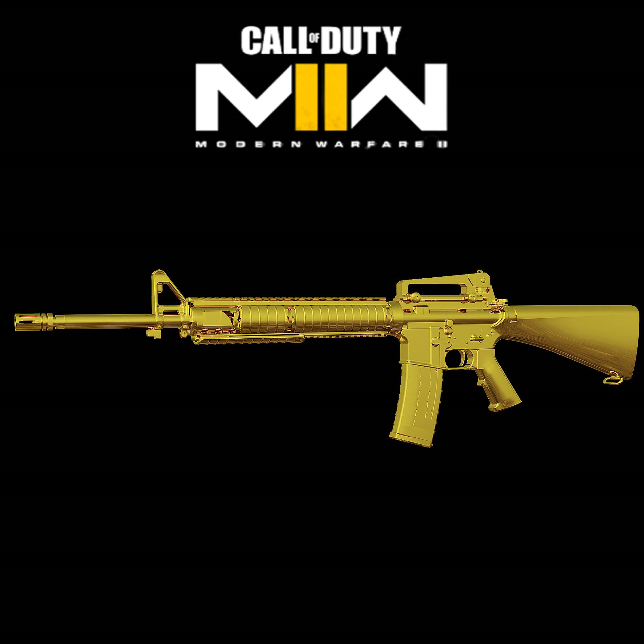 COD MW22 Gold M16 (SCAR/DESERT RIFLE)
