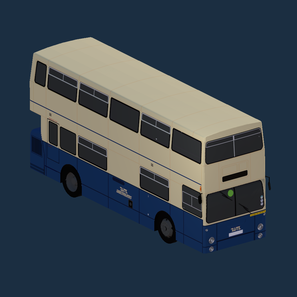 West Midlands WMPTE DMS Fleetline (Ex London) (DV64MLO Compatible) Version 3