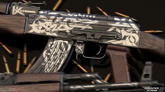 AK47 | Calligraff [Silver]