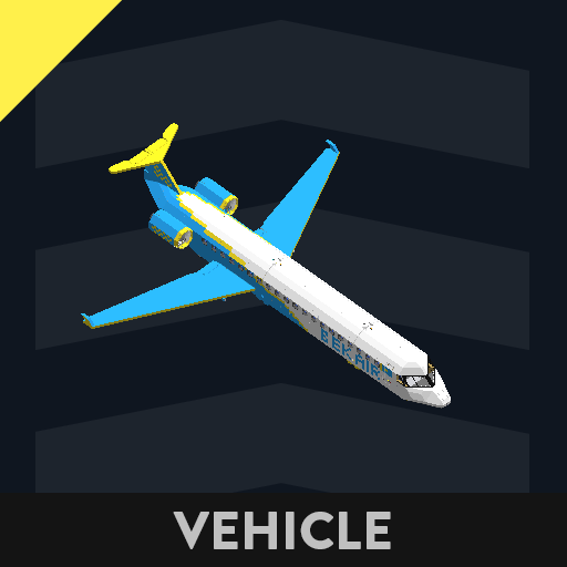 Fokker 100 BEK AIR(destructible)