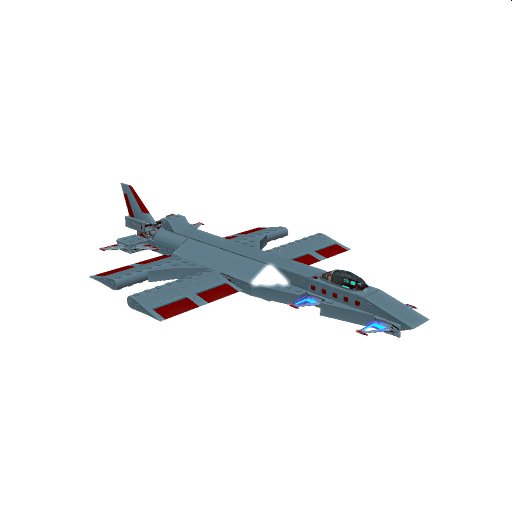 jet with active stabilization