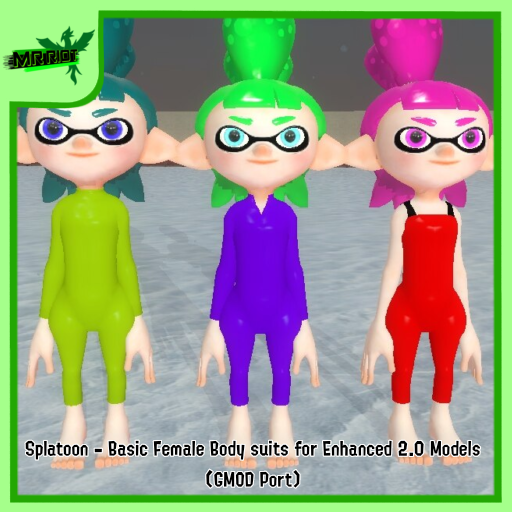 Splatoon - Basic Body Suits (GMOD Port)