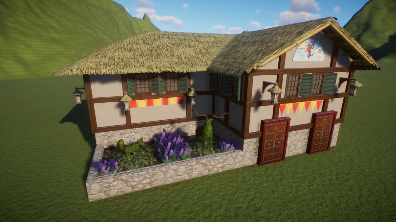 Medieval entrance building preview