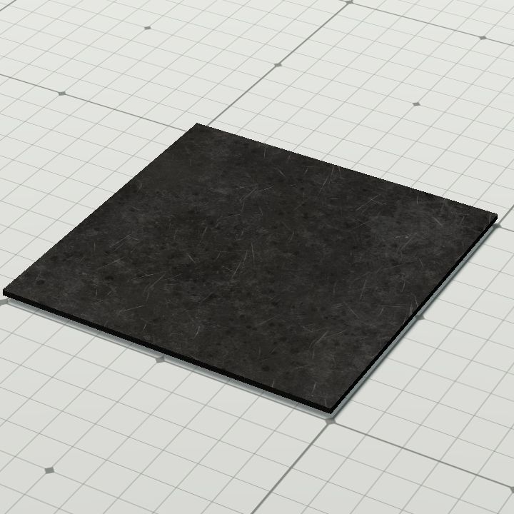 Sci fi floor - 3 pulsing blue on metal