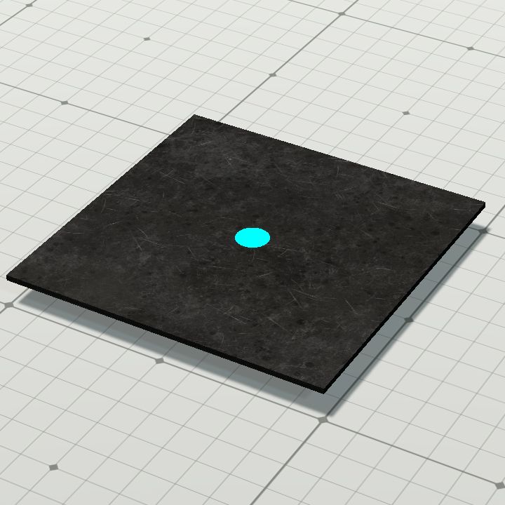Sci fi floor - medium blue pulse