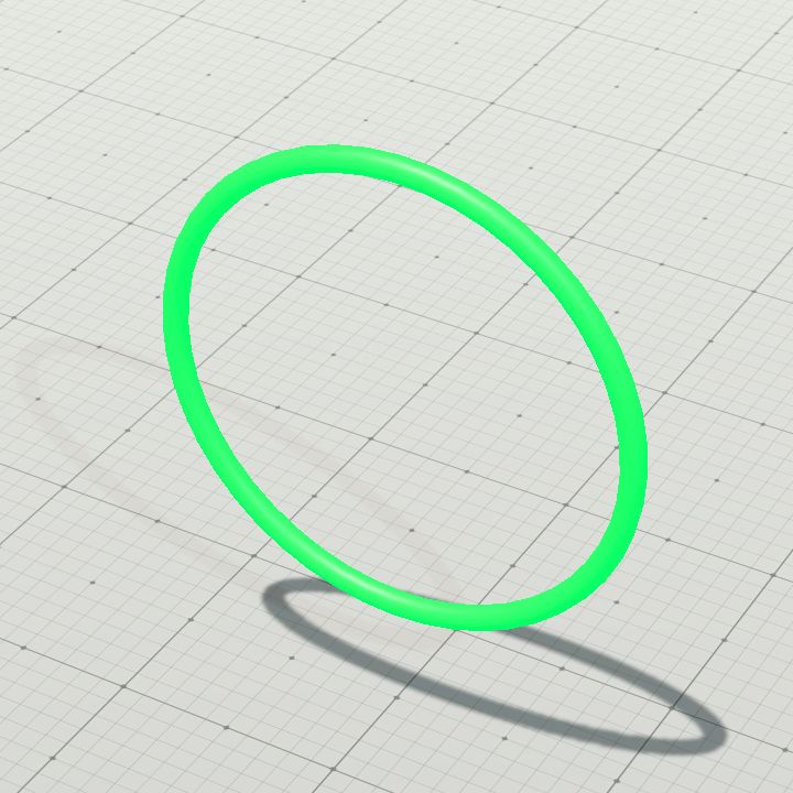 Glowing ring green