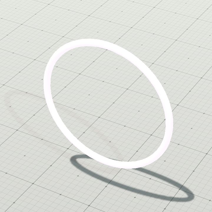 Glowing ring pink