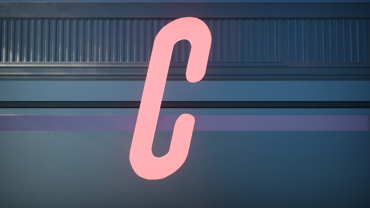 Hotel Motel Font Letter C 2m Lit Flexicolor