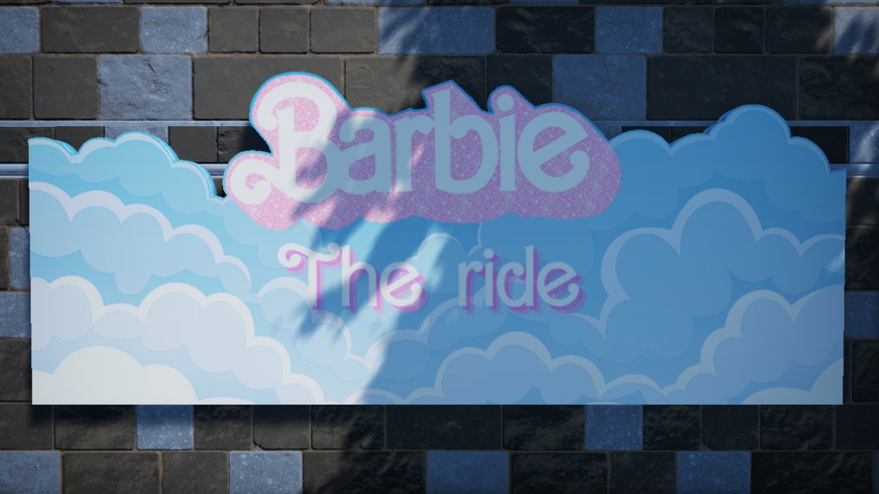 Shammys Barbie Sign 7m