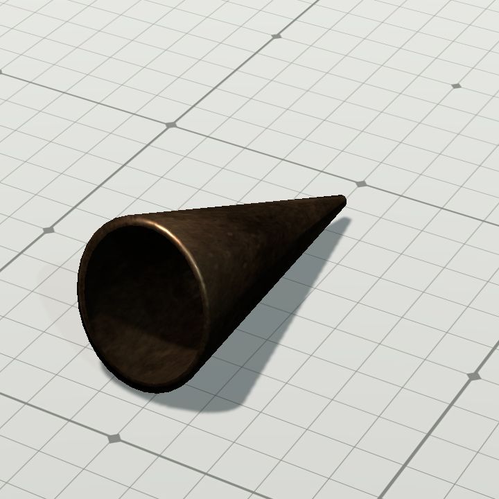 Bronze speaking horn / trumpet