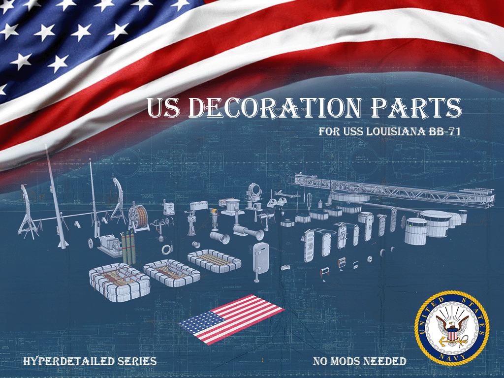(Vanilla) US Decoration Parts Vol.1