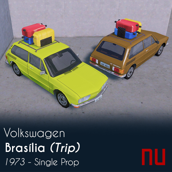 VW Brasília 1973 (Trip) - Single Prop