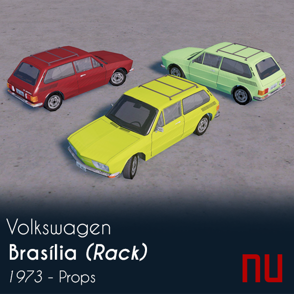 VW Brasília 1973 (Rack) - Props