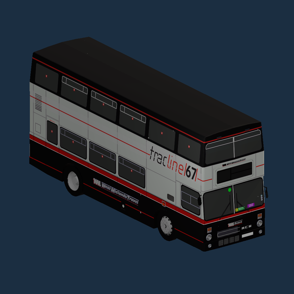 MCW MK2 - West Midlands Buses Tracline 67 Fictional Livery