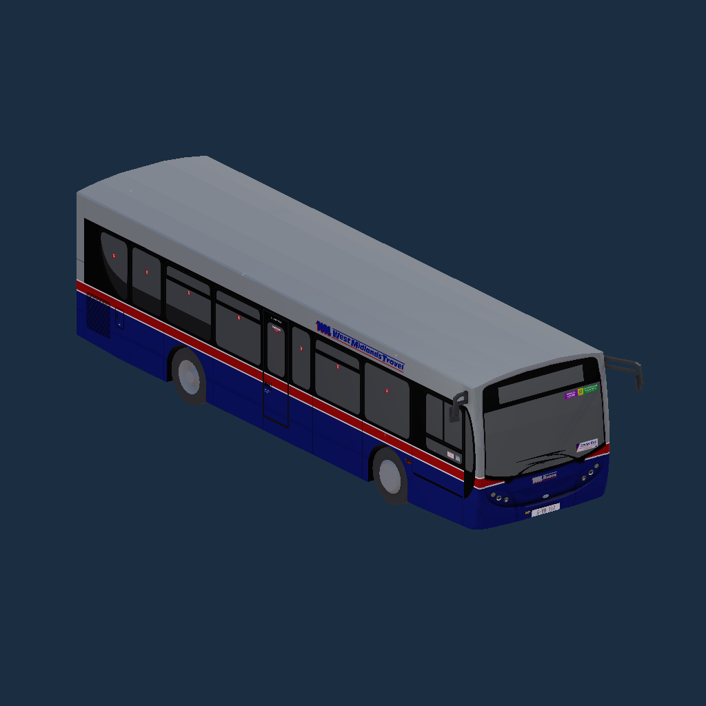 Enviro 300 - Travel West Midlands Black window surrounds