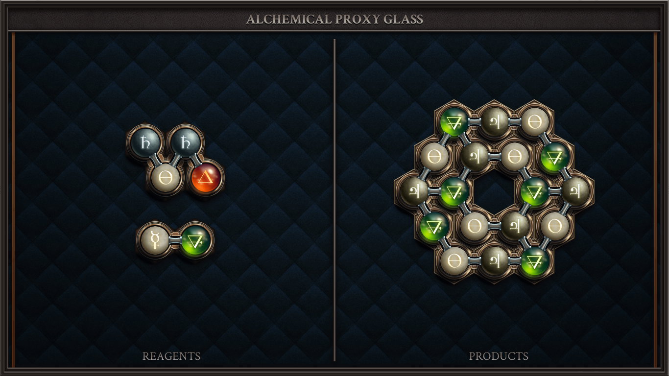Alchemical Proxy Glass