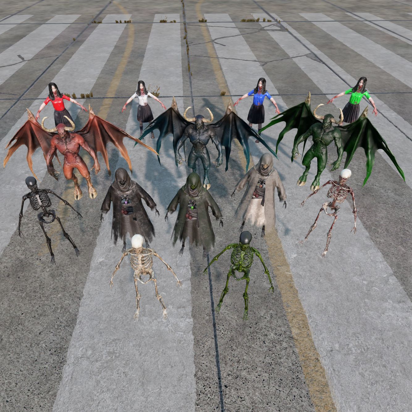 CBD Zombies and Creatures