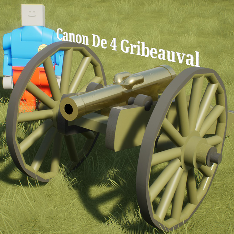 Canon de 4 Gribeauval