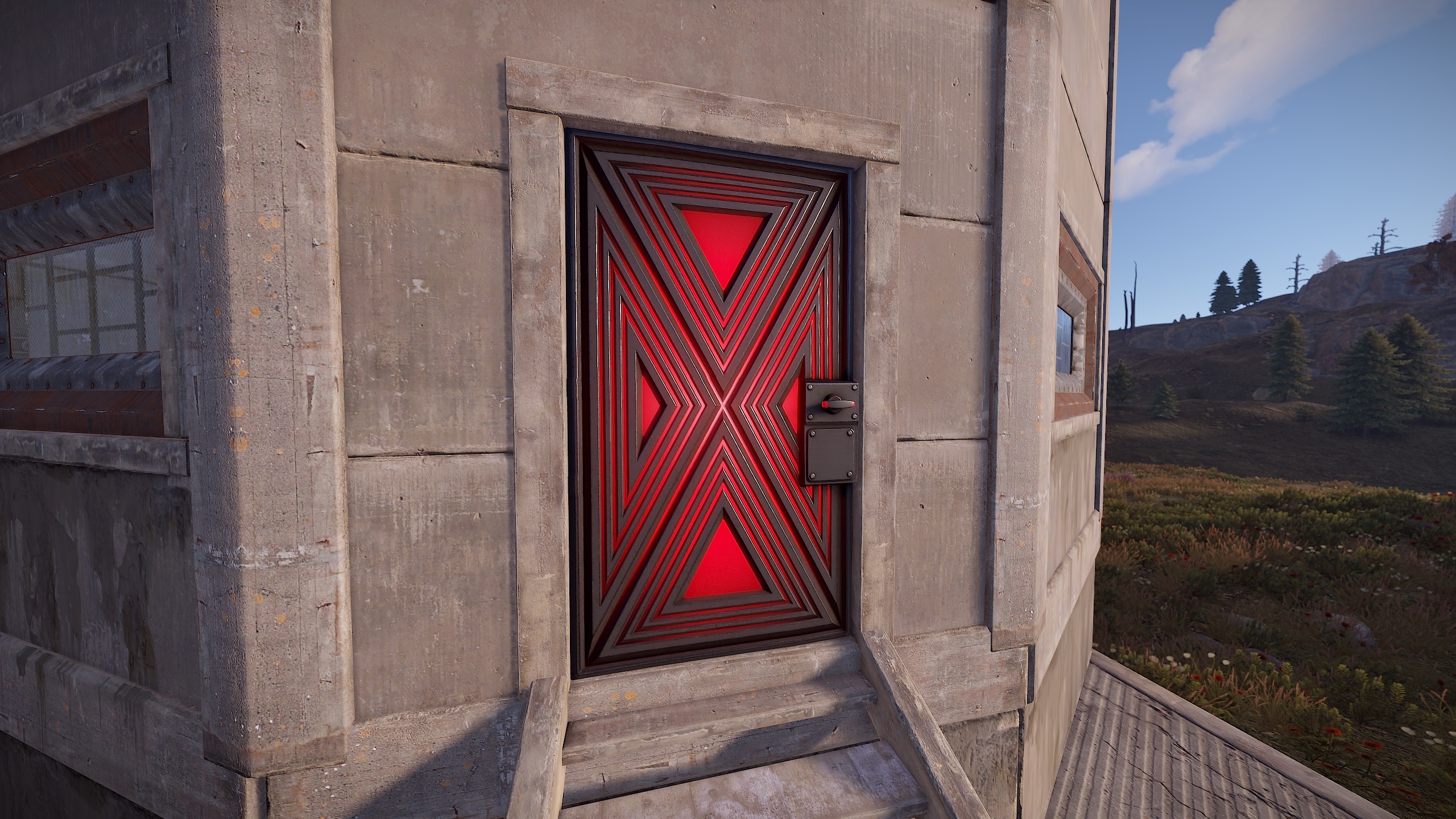 Evil Lair Metal Door