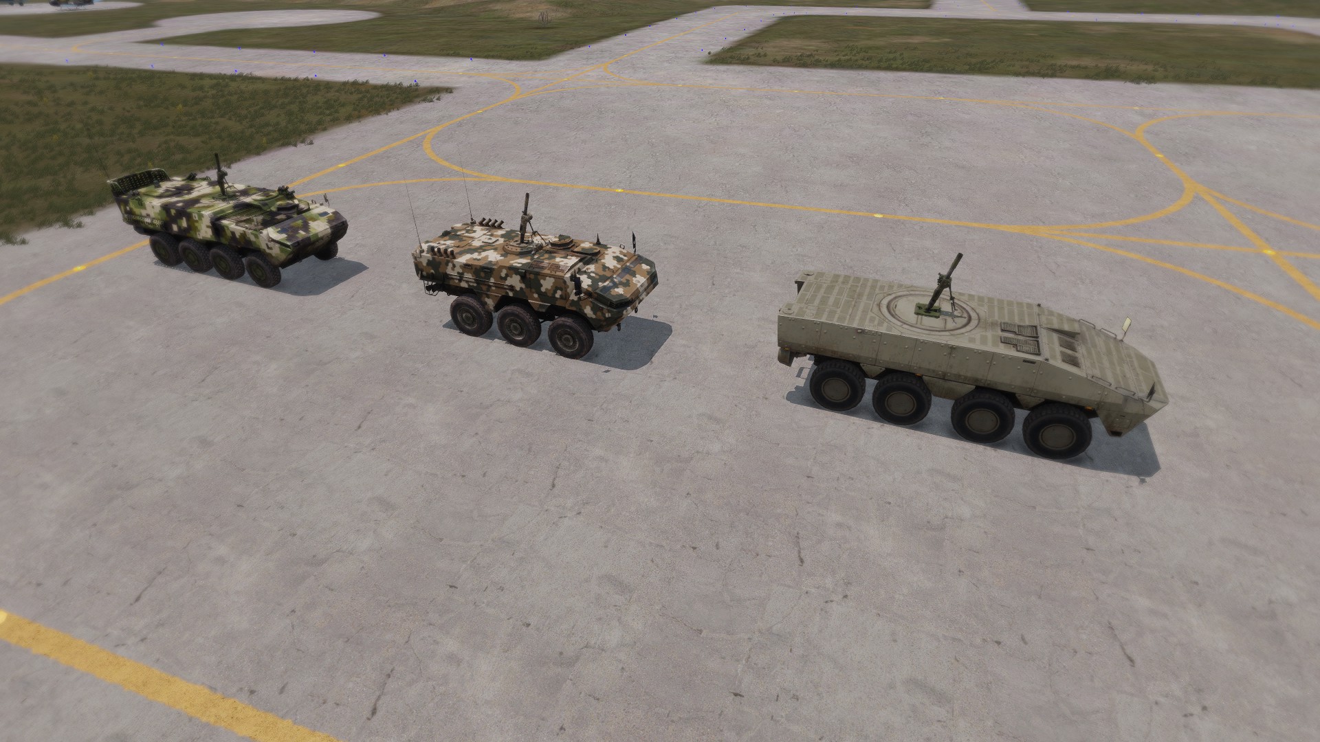 Vanilla Wheeled APC Mortar Three-Pack